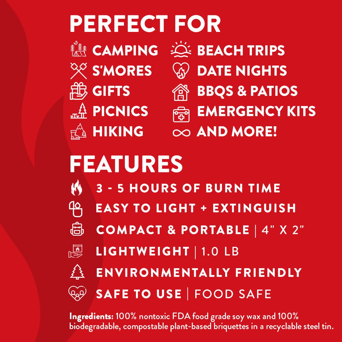 Ember Portable Campfire – 10 Pack