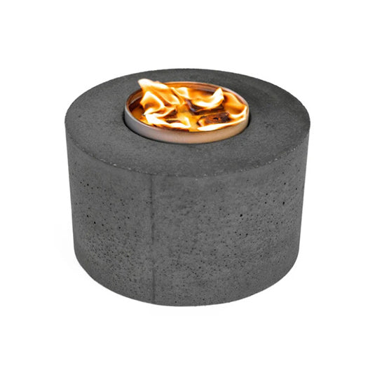 Cylinder Concrete Tabletop Fire Pit